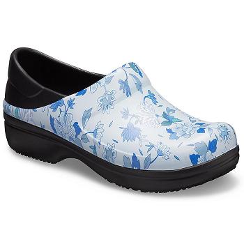 Crocs Neria Pro II Graphic Clog Modre - Damske Dreváky